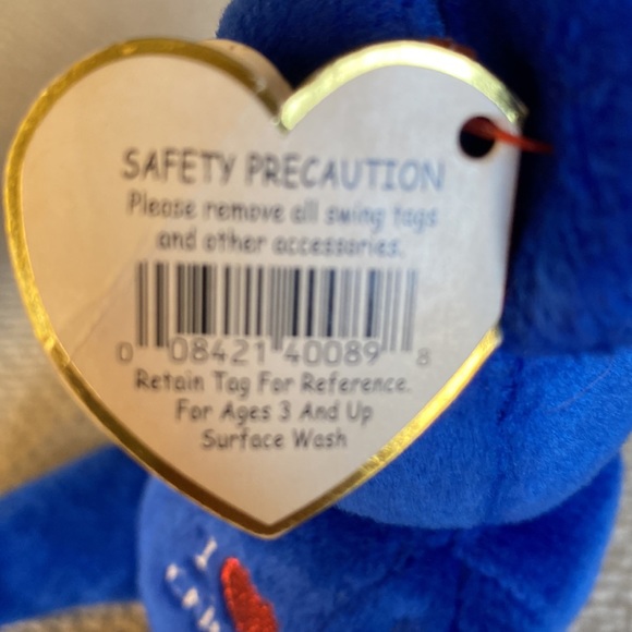 TY 9” Beanie Baby 2 Pack - Kissy & I ♥️ Chicago - Picture 4 of 9